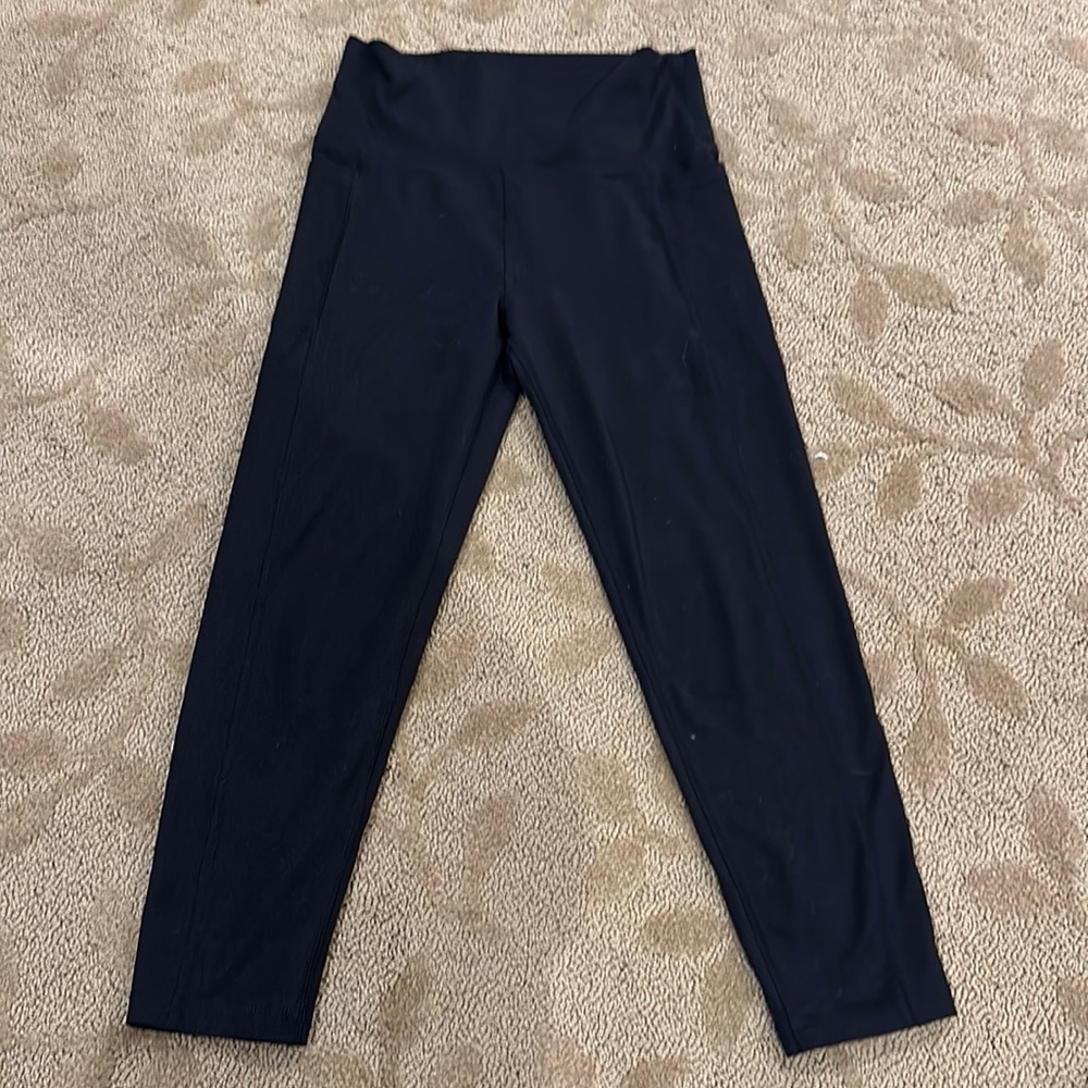 DSG girls black Capri leggings with pockets size 10/12 child M
